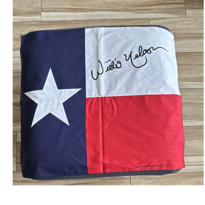 HAV-A-HANK Texas Flag Bandanna Willie Nelson Signature Cotton Poly Blend