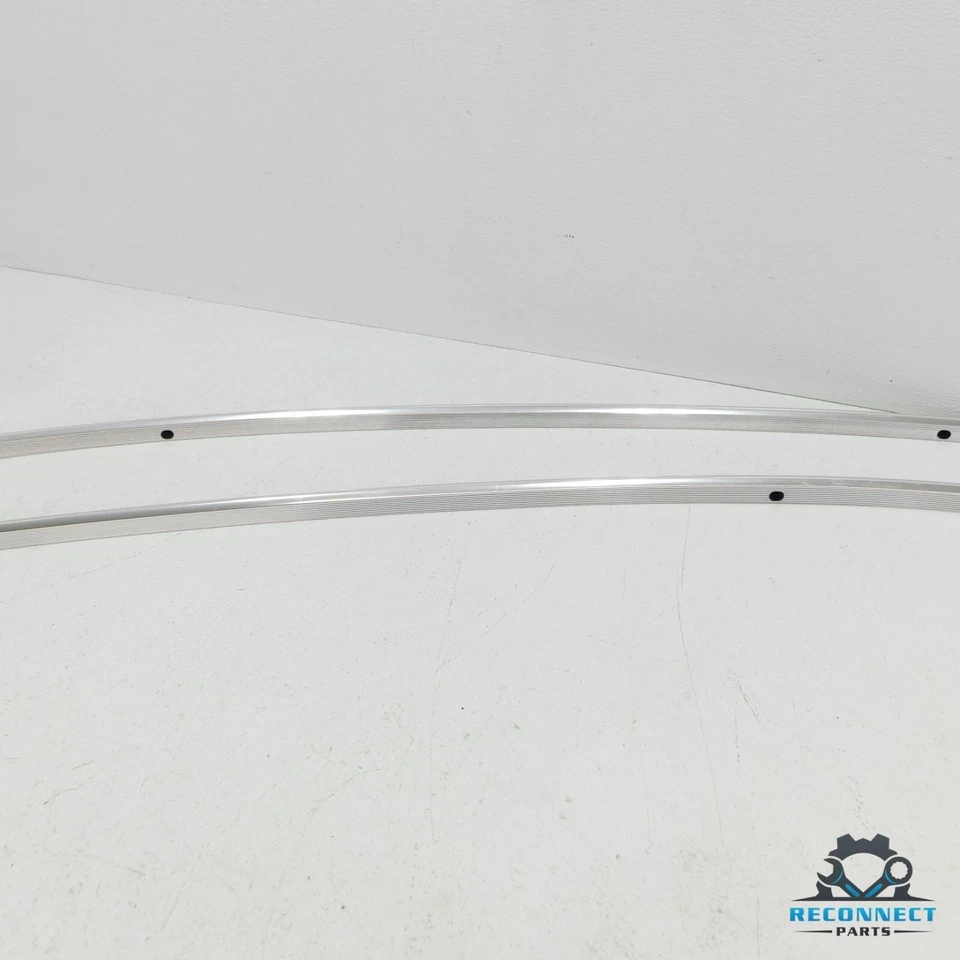 10-16 AUDI A4 S4 QUATTRO UPPER ROOF CHROME MOLDING COVER TRIM LEFT & RIGHT OEM - Image 3 of 4