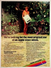 Apple Computer 1980 Vintage Print Advertisement 8x11 Original Contest