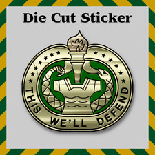 Army Drill Sergeant Badge Sticker This Well Defend Waterproof Printed Decal Army Drill Sergeant Badge Sticker This Well Defend Waterproof Printed Decal