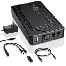 12V Rechargeable Battery Pack 10000mAh, Portable 5V/ 9V/12V Power Bank 12V 10...