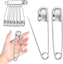 Jumbo Safety Pins 7P, 5 Inch Extra Large Safety Pins Heavy Duty, Stainless St...