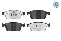 Original Meyle Bremsbelagsatz Scheibenbremse 025 223 8619/PD FüR Volvo