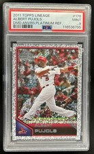 2011 Topps Lineage Albert Pujols Diamond Anniversary Platinum #178 PSA 9