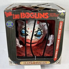 BOGLINS Dark Lord Crazy Clown 8 Hand Puppet Glows In Dark 1st Edition - NEW