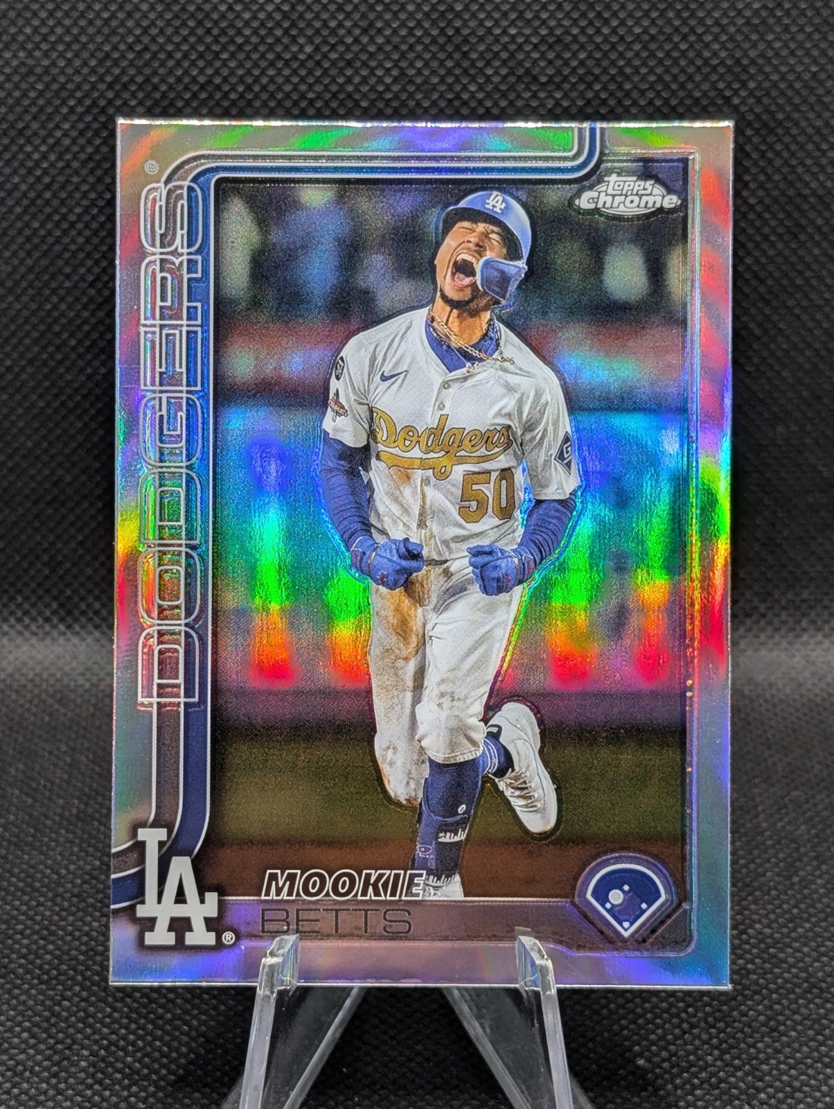 2025 Topps Chrome Mookie Betts #50 Image Variation Los Angeles Dodgers SP