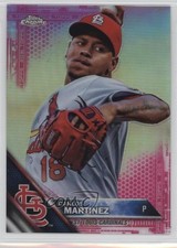 2016 Topps Chrome Pink Refractor Carlos Martinez #60 2d7