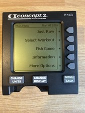PM3 Concept 2 Rowing Machine Monitor - Superb Condition