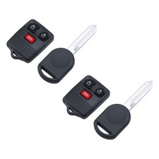 Car Key Fob Keyless Control Entry Remote 3 Button F150 F250 F350 80 Bit 2 PCS