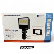 Lithonia Lighting Contractor Select LED Flood Light Dark Bronze Switchable Lumen