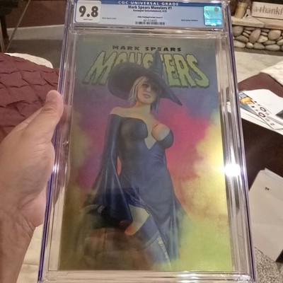 Mark Spears Monsters #1 5th Print Deland Foil Excl CvrG Twitch The Witch CGC 9.8