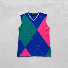 comme des gar ons aw2000 homme plus tartan vest