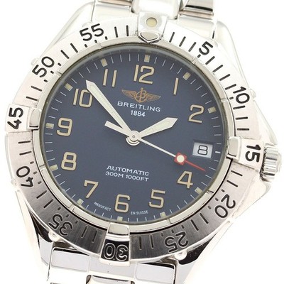 BREITLING Colt A17035 Date Navy Dial Automatic Men's Watch Fast Shippiong