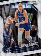 2025 Panini Prizm WNBA #109 Dorka Juhasz White Seismic Prizms