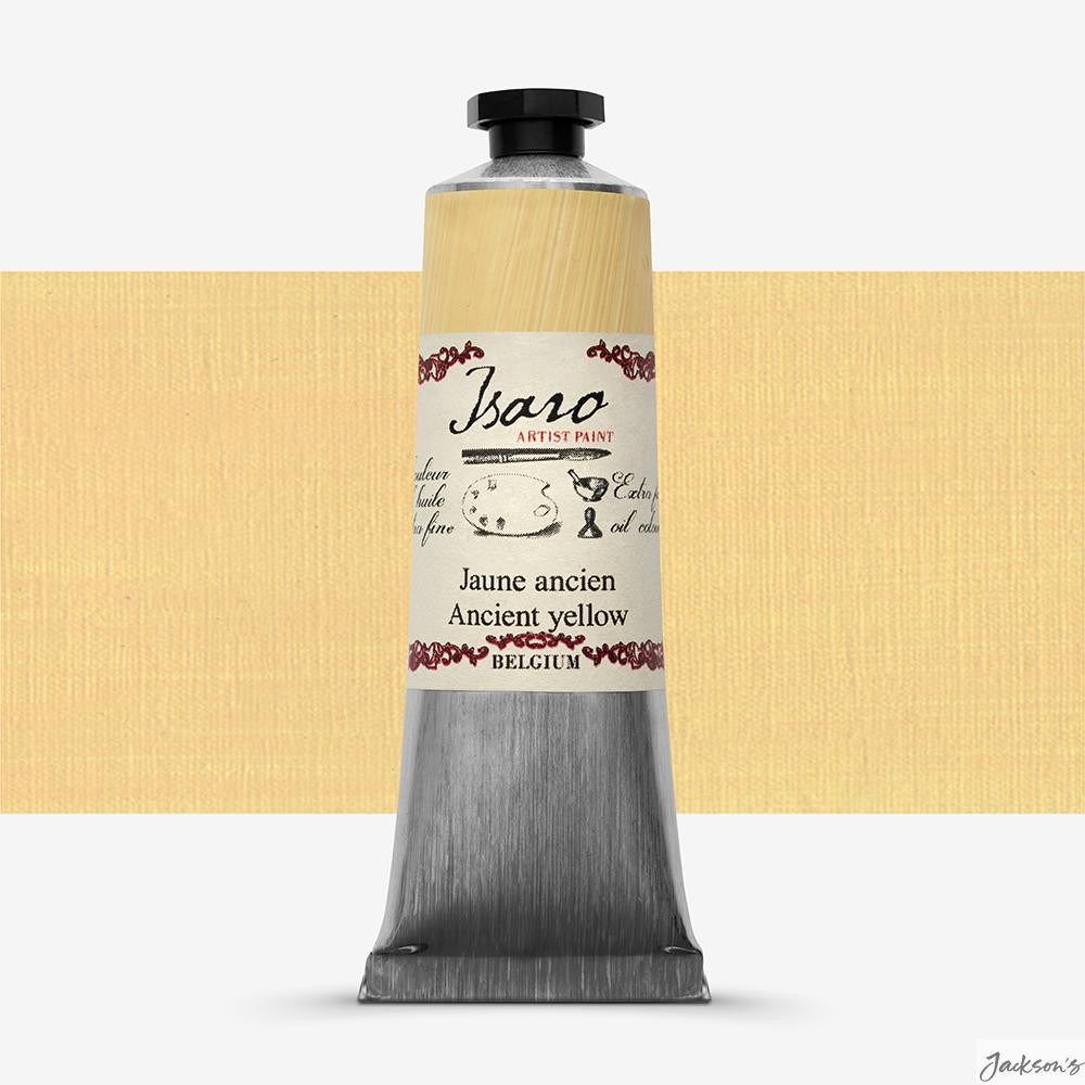 Isaro Oil Paint Linseed Oil 38ml Tube Ancient Yellow Artist Colour