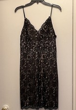 Express Black Lace Dress Size Large