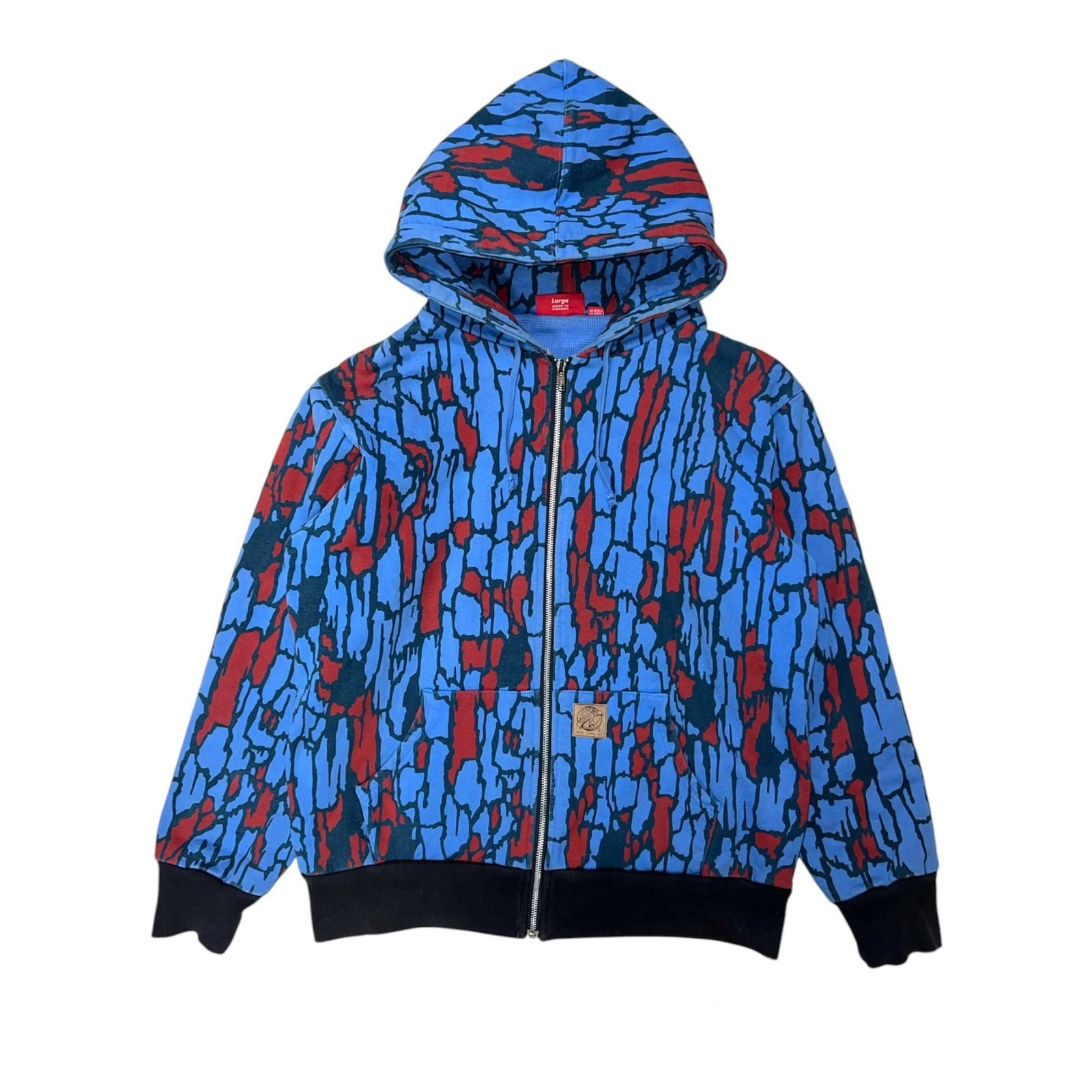 Sweat à capuche zippé thermique Supreme FW05 Cold World Tree Bark