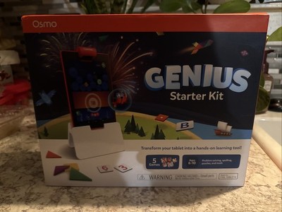 Osmo - Genius Starter Kit for Fire Tablet-5 Educational Learning Games-Ages 6-10
