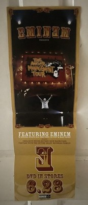 SUPER RARE !Eminem:The Anger Management Tour 2005  DVD Release 9'' X 27'' POSTER