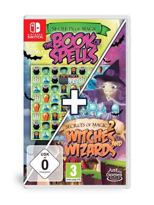 Secrets Of Magic (1+2) The Book of Spells + Witches and Wizards SWITCH Neuf sous