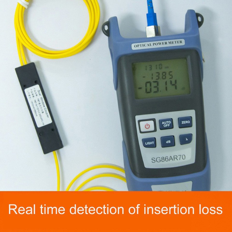 1X2 1 To 2 Fiber Optical Splitter Coupler Cable SC UPC FBT Signalmode ...