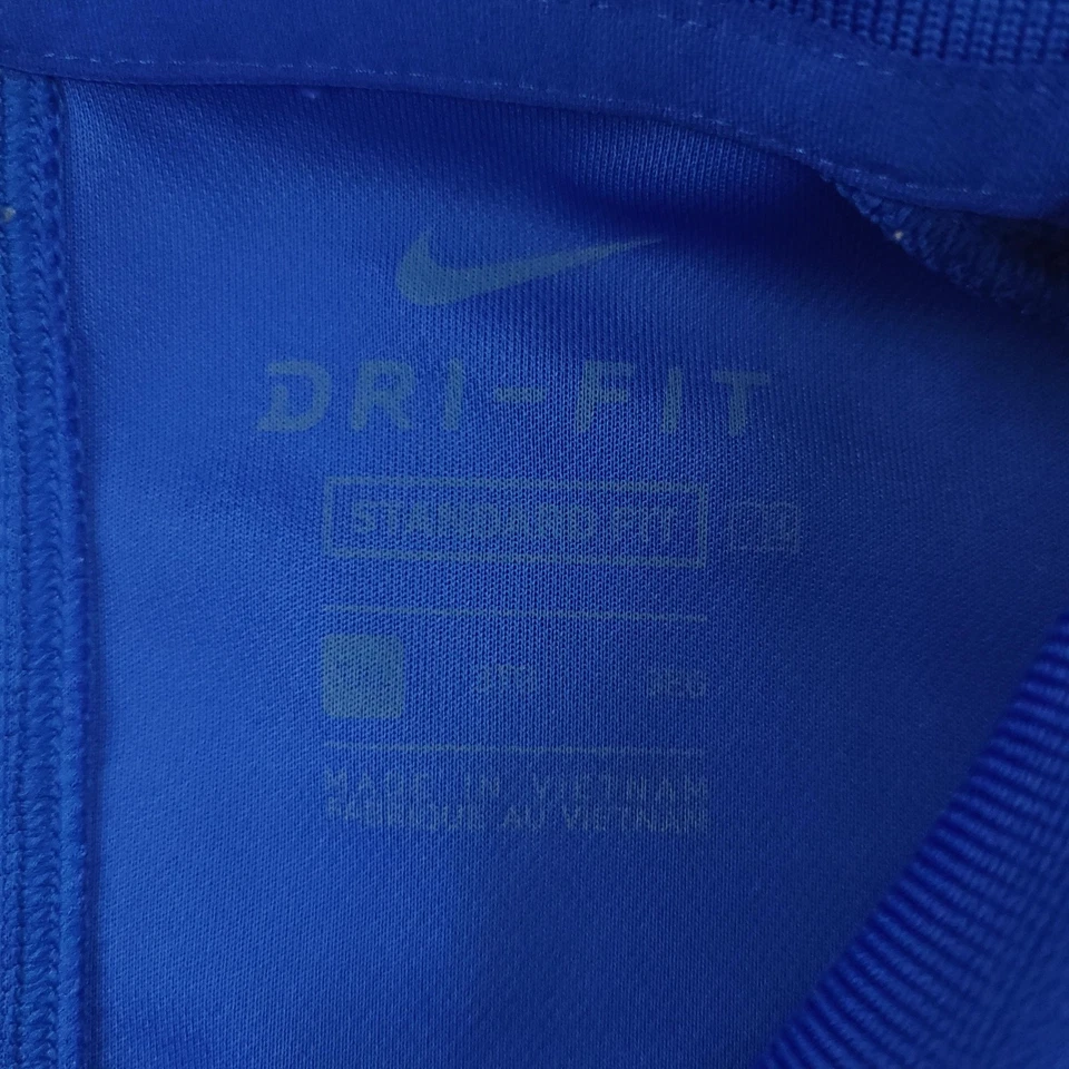 印第安纳波利斯赛车场衬衫男式大号蓝色赛车 Dri Fit Polo 耐克 — 第 3/4 张图片