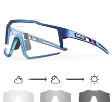 Kapvoe Cycling Glasses MTB Road Bike Glasses UV400 Protection Sunglasses KE9022
