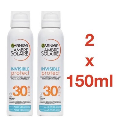 Ambre Solaire Invisible Protect Mist 2 x 150 ml hoher Schutz LSF30