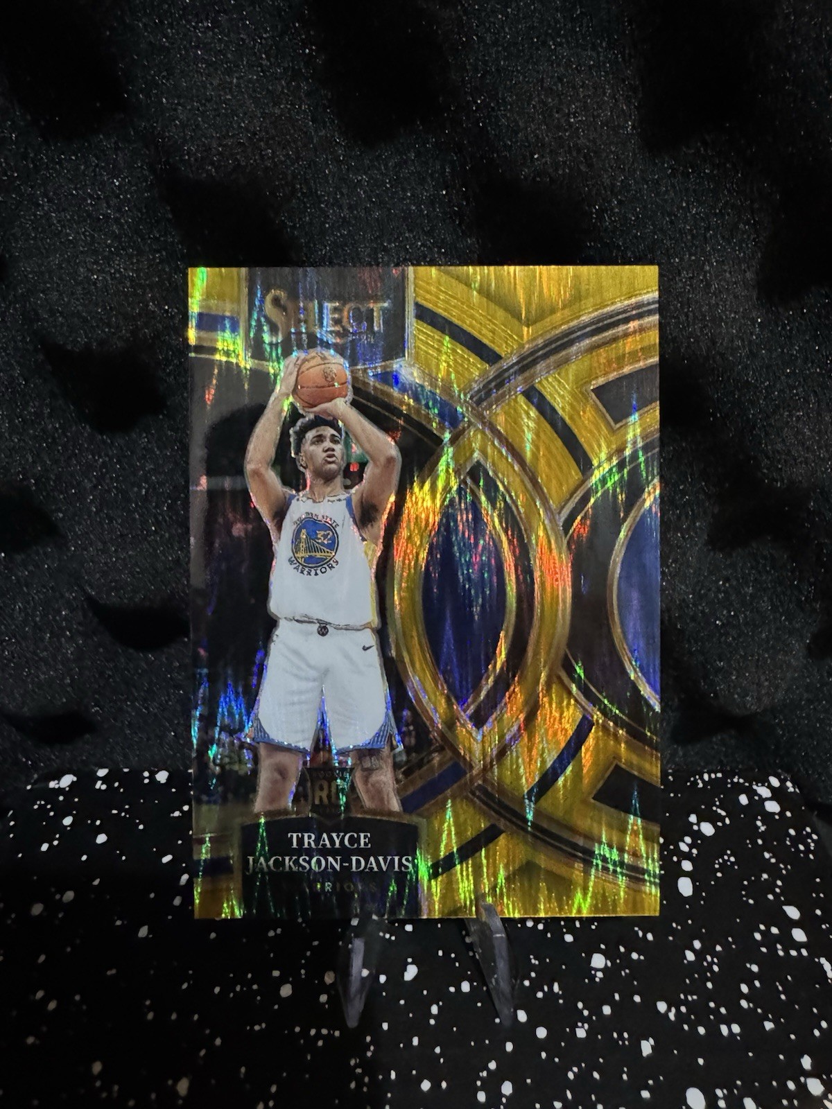 2023-24 Panini Select - Premier Level Trayce Jackson-Davis Gold Flash 05/10 (RC)