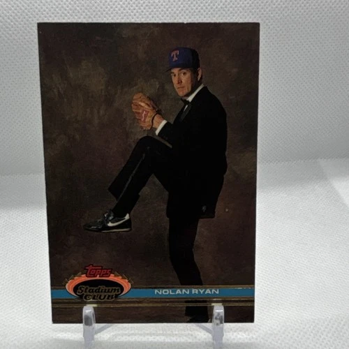 Topps Stadium Club 1991 Nolan Ryan Texas Rangers #200 Baseball Card
