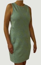 Hi-Tec Women's M  Sleeveless Mini Dress Striped Mint Green n1126