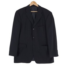 Strellson Men Blazer Sport Jacket Formal Smart Qd4 Black EU 52 UK US 42R