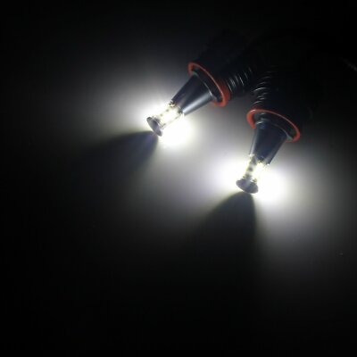 2pcs Canbus No Error LED Daytime Running Light DRL Bulb Lamp H8 H11 For BMW 3-Series E90 E93 E92 E91 LED Crystal Blue/White - 34