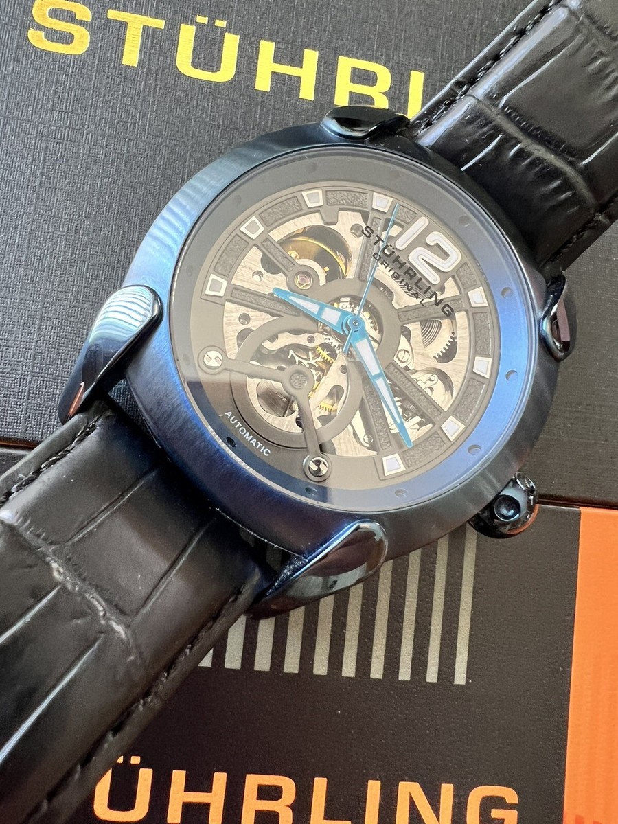 Stuhrling Watch Stuhrling Anatol Automatic Skeleton Rose Gold