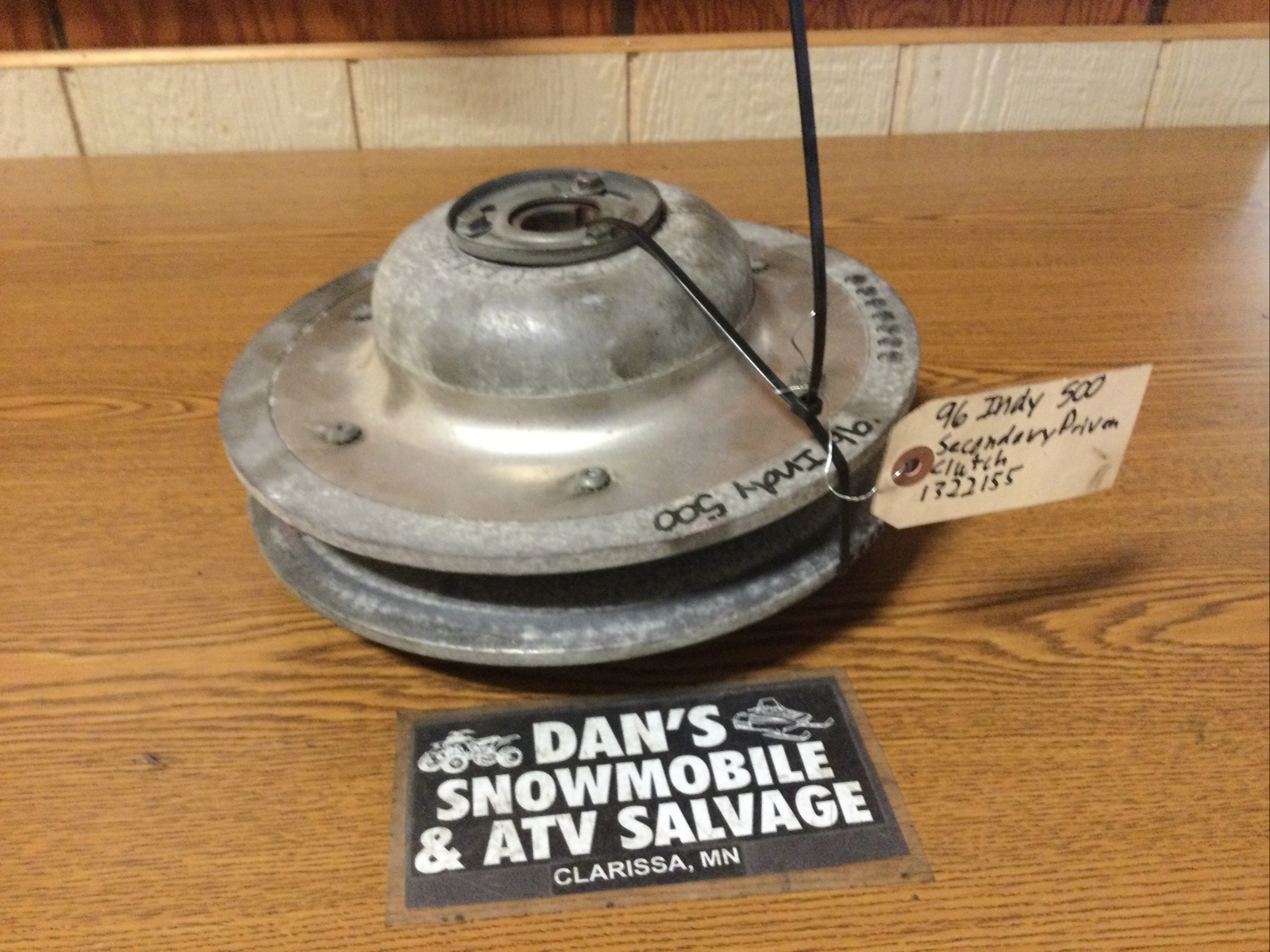 1995 Polaris Indy 500 Snowmobile Clutch Secondary Drive #1322155-image