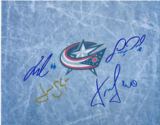 LANE PEDERSON + Signed 8.5x11 Photo Signed REPRINT Hockey COLUMBUS BLUE JACKETS