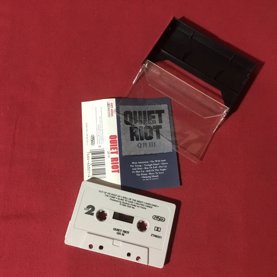 Quiet Riot – QR III *1986:Pasha Cassette OZT 40321 (EX) copy - Image 3 of 4