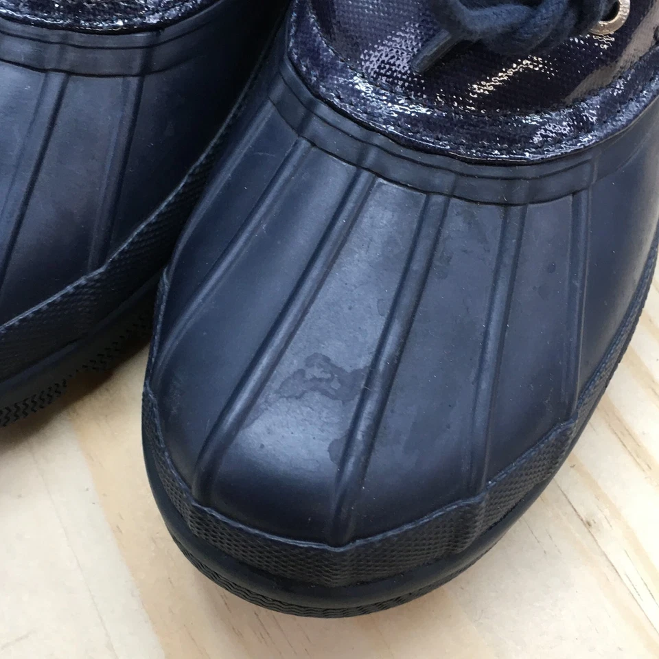 Botas Sperry Impermeables Lluvia Pato Mujer 7 Azul Goma Sin Cordones STS93574 Foto 4 de 4
