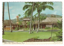 VINTAGE 1970'S MARKET PLACE SHOPPING CENTER COCONUT PLANTATION HAWAII POSTCARD