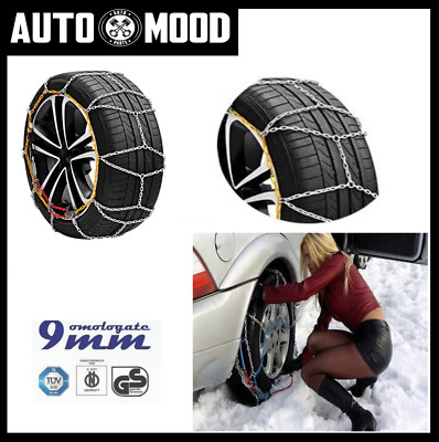 Calze Da Neve Per Pneumatici - Omologate Italia EN16662-1, Set Di 2 Per Auto E SUV - Foto 9