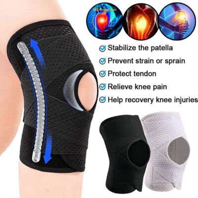 Kniebandage Seitenstabilisatoren Patella Orthopädische Meniskus Kniestütze Spor