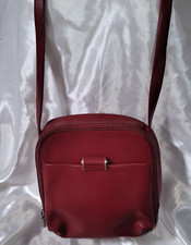 Borsa a tracolla marsupio in pelle rossa marca MANDARIN DUCK