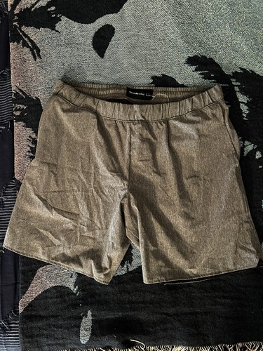 Abercrombie & Fitch The Saturday Short Men Large $59 Brown 7â Inseam | eBay