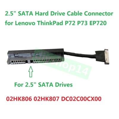 Hard Drive HDD SSD Wire Line Cable Connector for Lenovo ThinkPad P72 P73 EP720