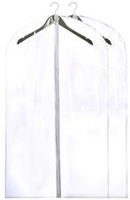 Garment Bag - Protect Your Clothing While Traveling and 24" x 42" Clear Vinyl