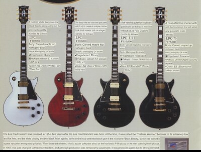 1993 Orville by Gibson Les Paul Custom Re-issue Alpine White Ebony