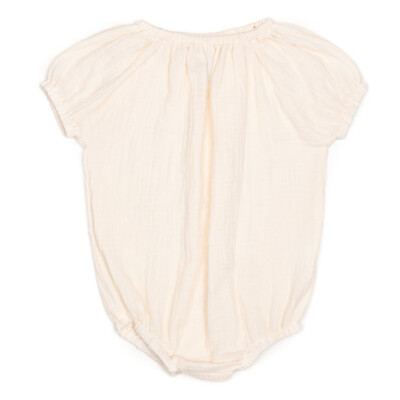 HUTTELiHUT Baby Romper COMFY Musselin Spieler offwhite Größen 62-80