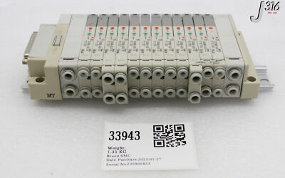33943 SMC MANIFOLD, 12 SOLENOID VALVE ASSY SZ3160R-5L0Z-C4 | eBay