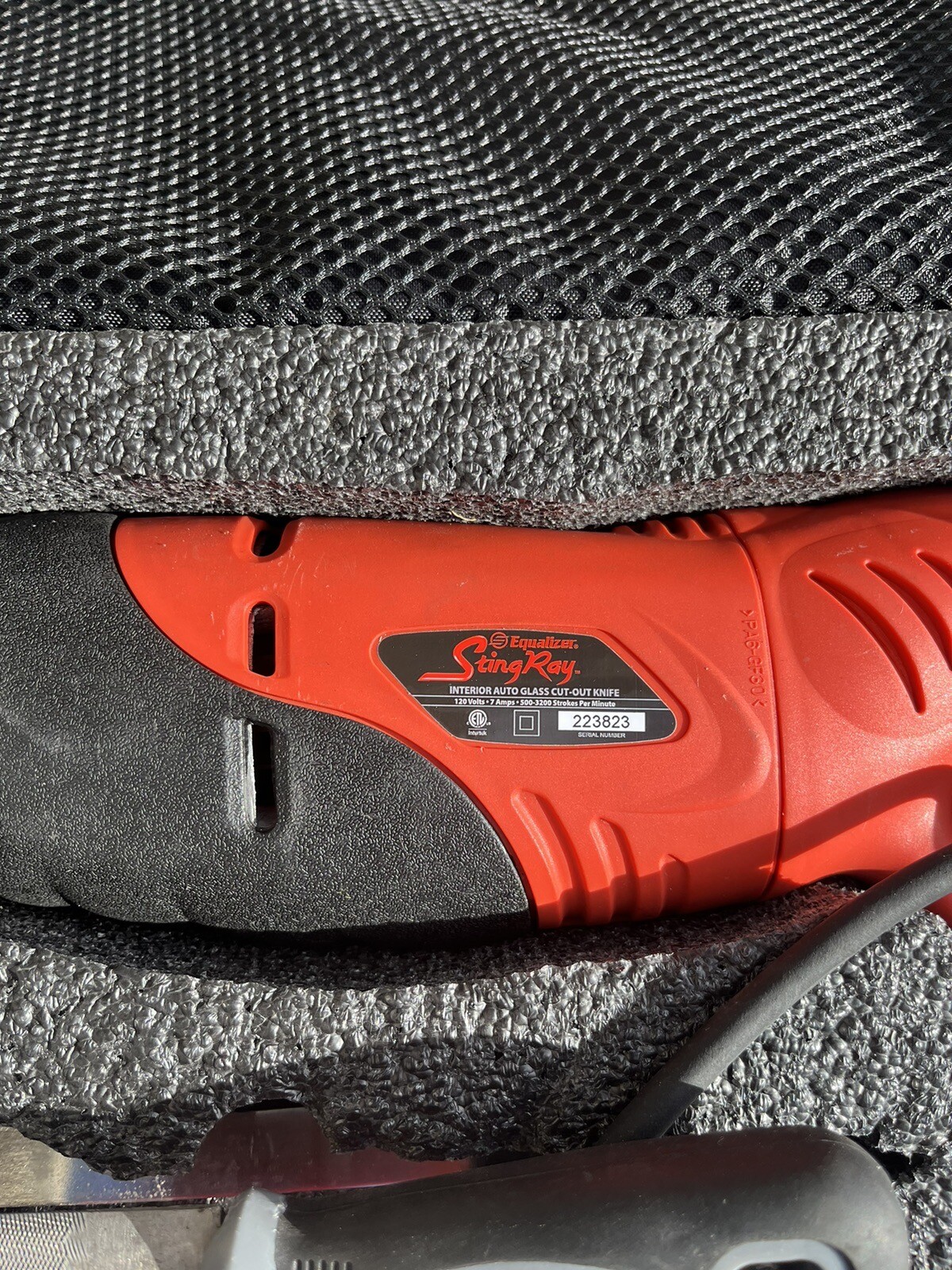 Equalizer Windshield Removal Kit Express StingRay 120V Auto Glass Cut