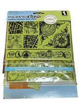 inkadinkado / rubber stamps that cling . Rare Set New